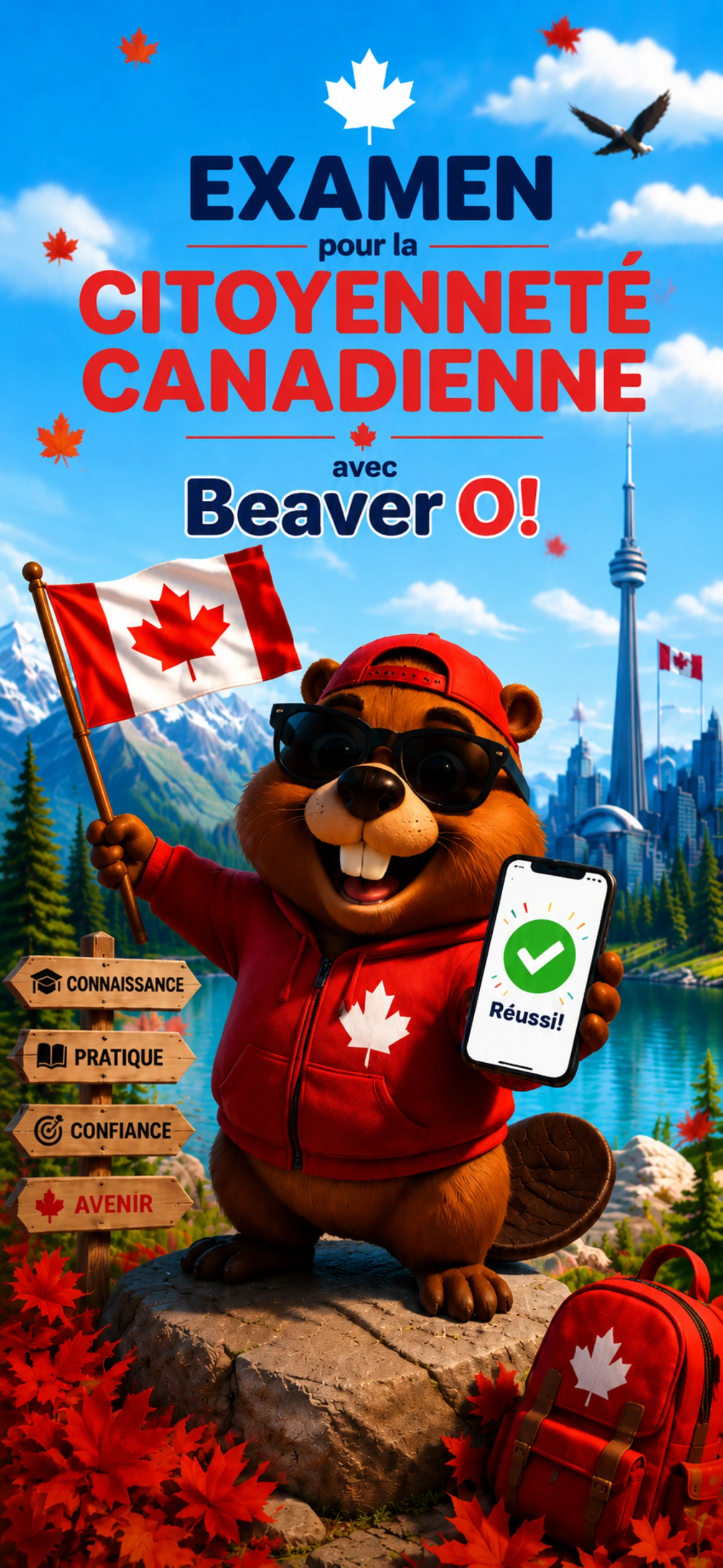 Capture d'écran de l'application Beaver O! 1